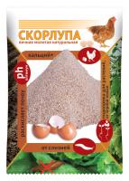 Скорлупа яичная молотая натуральная, обогатитель кормовой из скорлупы куриных яиц 1,5 кг