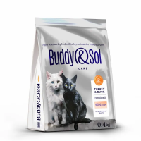 B&S CARE STERILIZED Сухой корм д/кошек стерил (индейка/утка) 0,4кг, BS114
