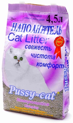 Комкующийся наполнитель, 4,5л
