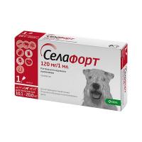 Противопаразитное средство для собак (10-20 кг) Селафорт 120 мг 12%