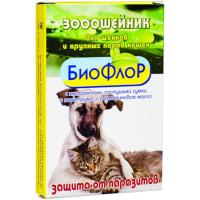 Ошейник антипаразитарный БиоФлор для щенков и крупных кошек 40 см от блох и клещей